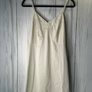 Vintage Sears Nylon  Ivory Lace Detail Size 42 Short Coquette Fairy Whimsey